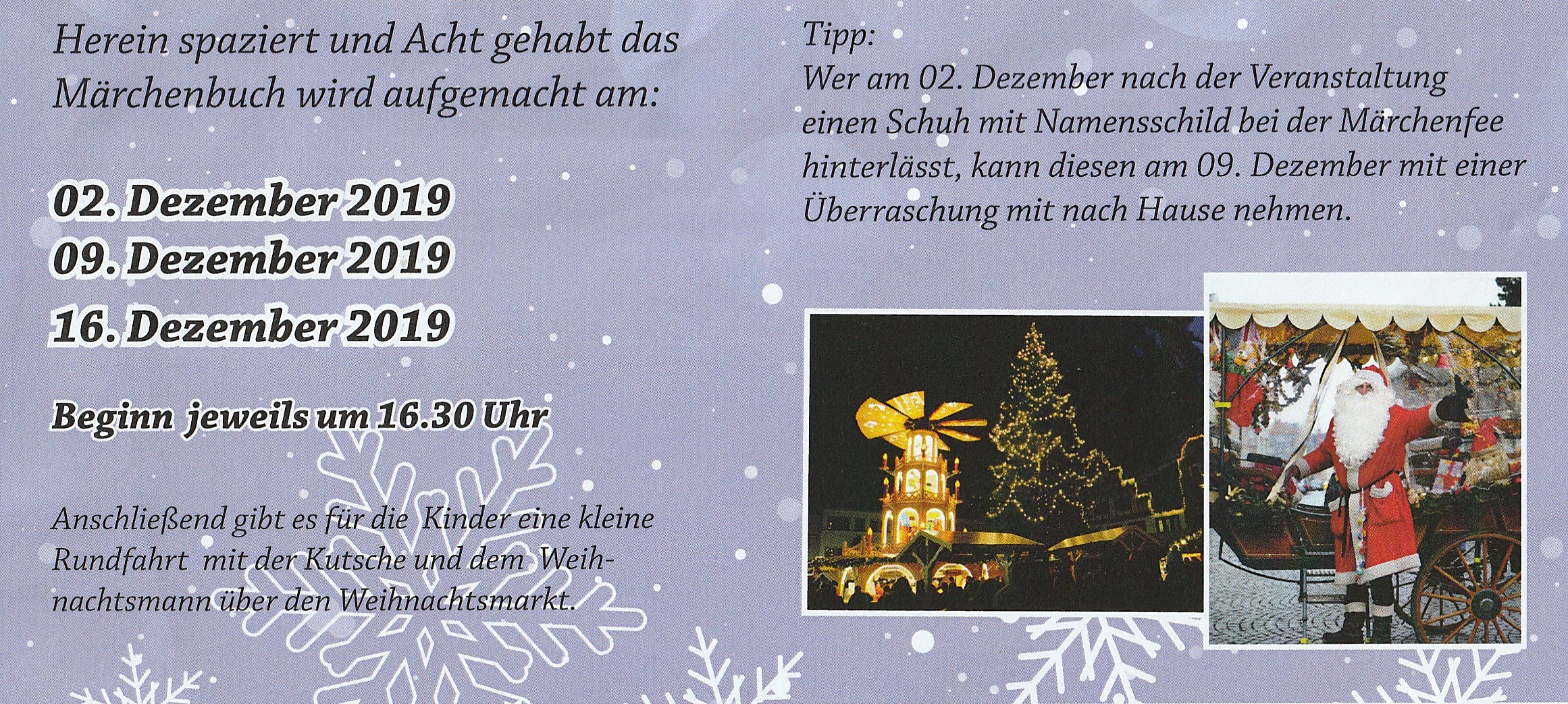 Beate´s Lesestunde im Advent 2019